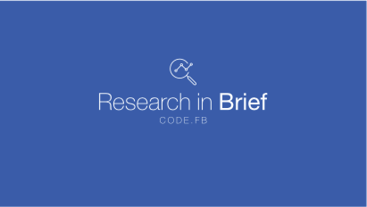 Research in Brief on Code.fb.com, Facebook's Engineering blog