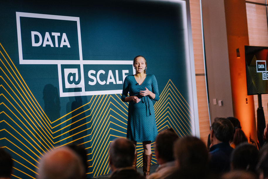Data @Scale, an invitation-only technical conference for engineers working on large-scale storage systems and analytics. Facebook's Seth Silverman, engineering manager, and Laney Zamore, software engineer, kicked things off in downtown Boston.