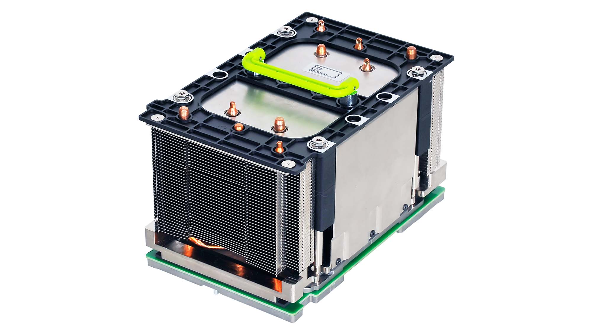 An example of an OAM module with heatsink.