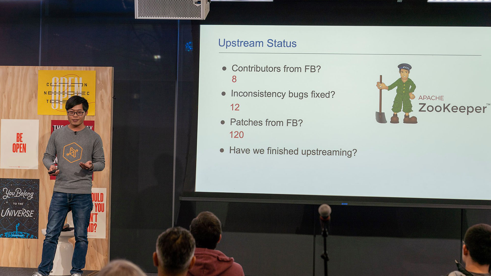 Fangmin Lyu presents at ZooKeeper Meetup@Facebook: Advancing the state of distributed coordination