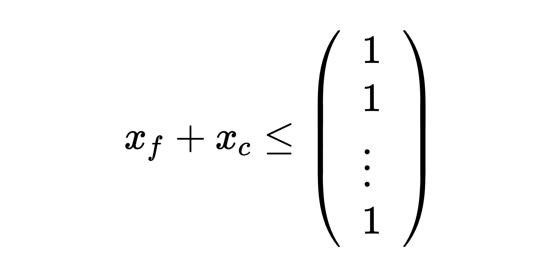 linear programming equation